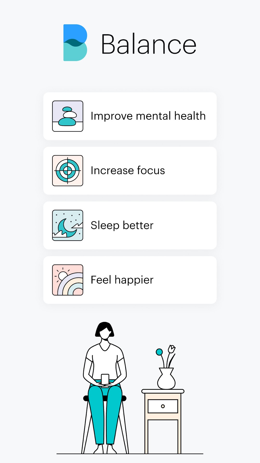 Balance app screenshot