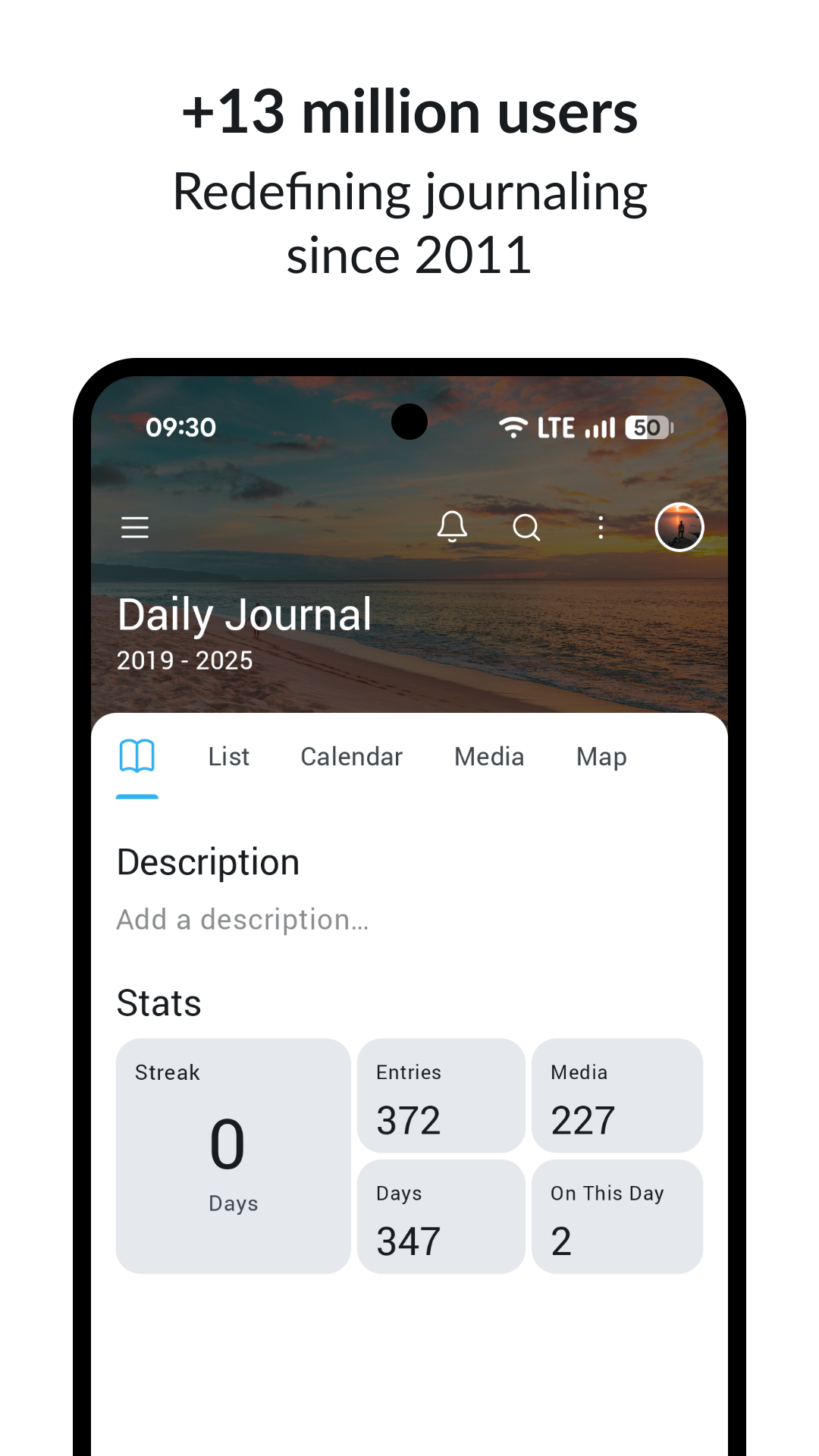 Day One app screenshot