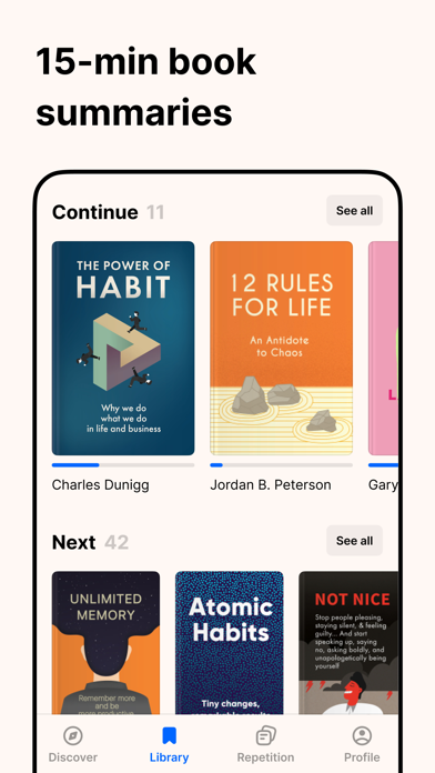Headway app screenshot