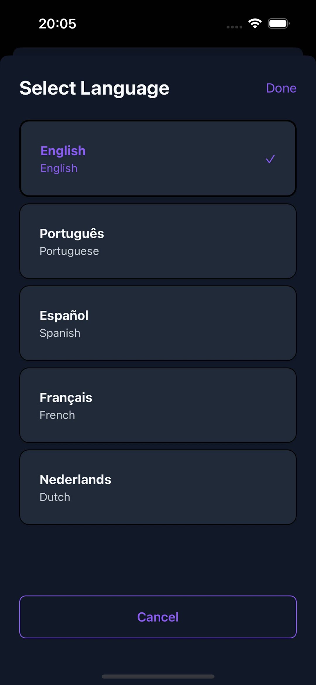 Youper app screenshot